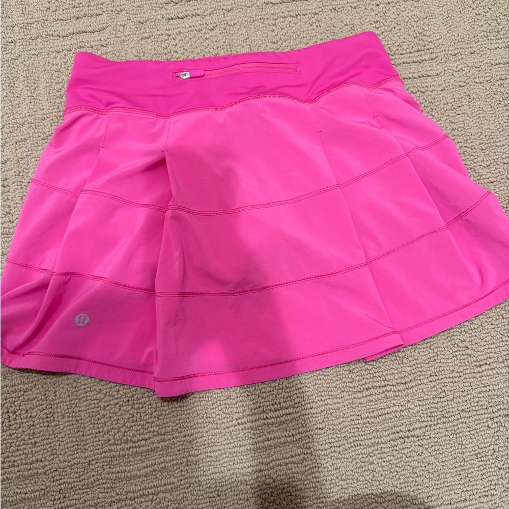 LULULEMON pink pace rival skort